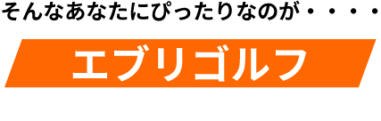 そんなあなたにぴったりなのがエブリゴルフ